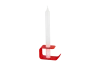 nooma_FlecCandleHolder-Low-PoppyRed-2.webp