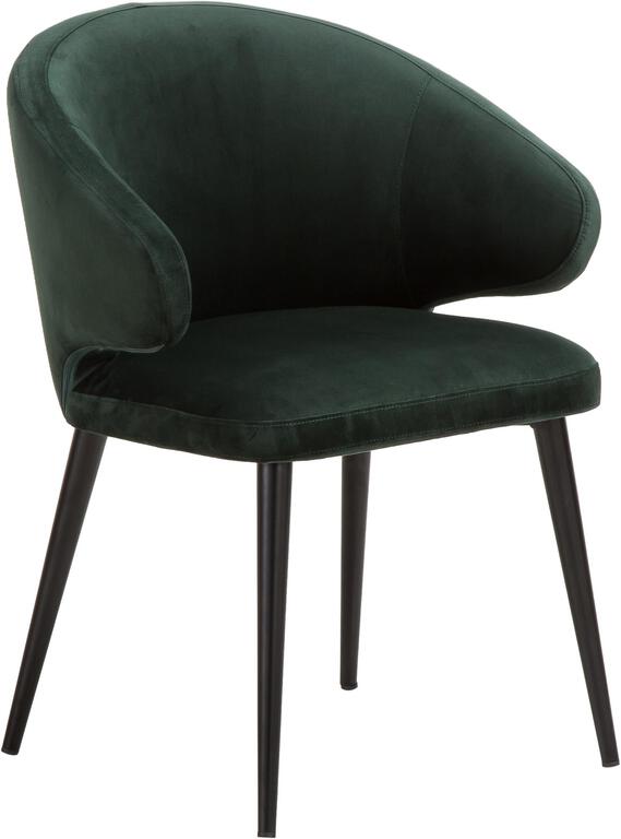Krzesło z podłokietnikami z aksamitu Celia (1)