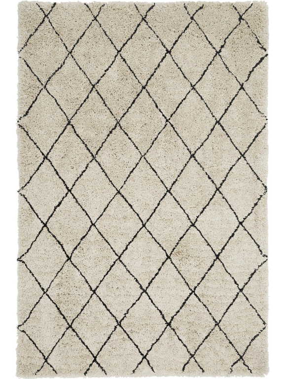 Puszysty ręcznie tuftowany dywan z długim włosiem Naima 200x300 (1)
