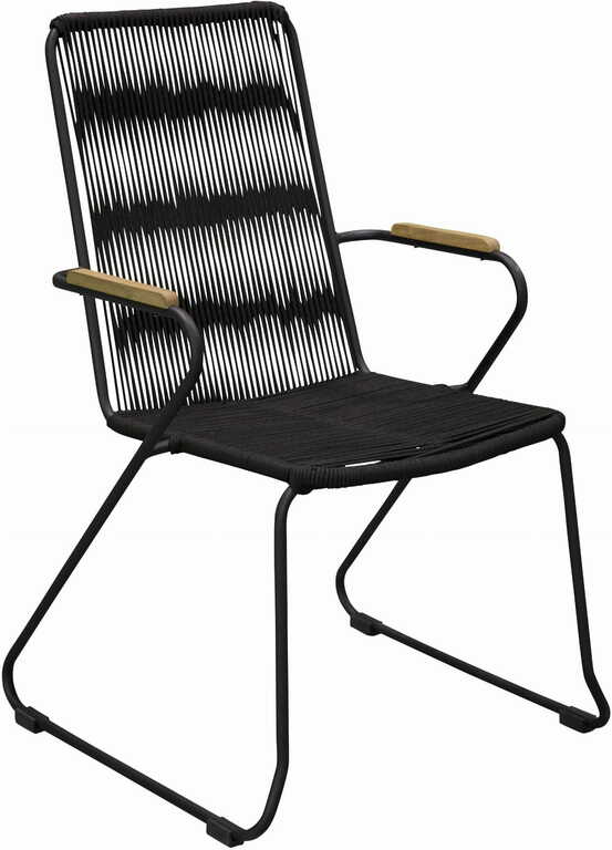 Krzesło ogrodowe z podłokietnikami Bois, 2 szt. (1)