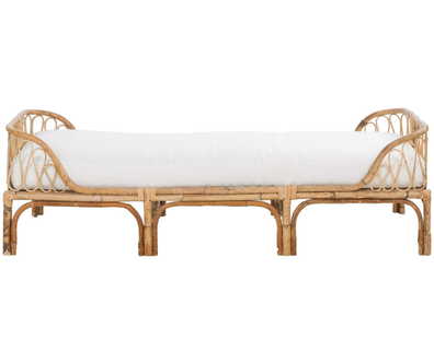 Łóżko dzienne z bambusa z poduszką Blond