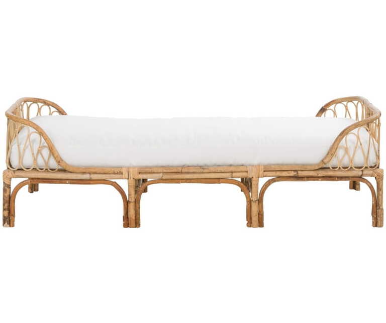Łóżko dzienne z bambusa z poduszką Blond (1)