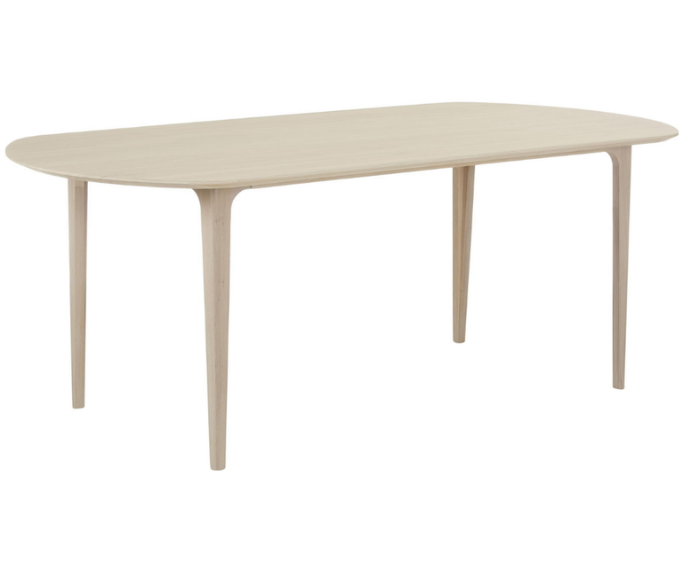 Owalny stół do jadalni z drewna dębowego Archie, 200 cm (1)