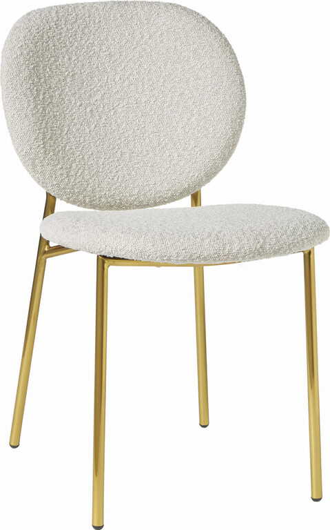 Krzesło tapicerowane bouclé Ulrica, 2 szt. (1)
