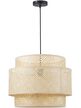 Lampa wisząca z drewna bambusowego Finja (4)