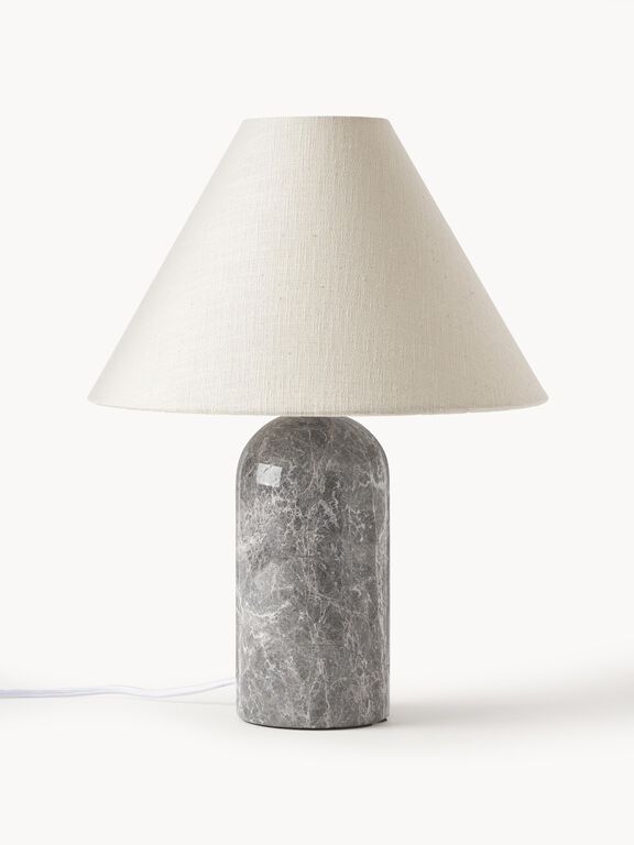 Lampa stołowa z marmurową podstawą Gia (1)